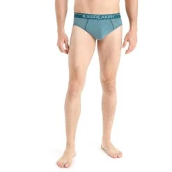 Icebreaker Anatomica Briefs Men - Green Glory/Astral Blue/Stripe 9 Icebreaker Anatomica Briefs Men - Green Glory/Astral Blue/Stripe -Icebreaker icebreaker mens anatomica briefs green glory astral blue stripe 3 1381006