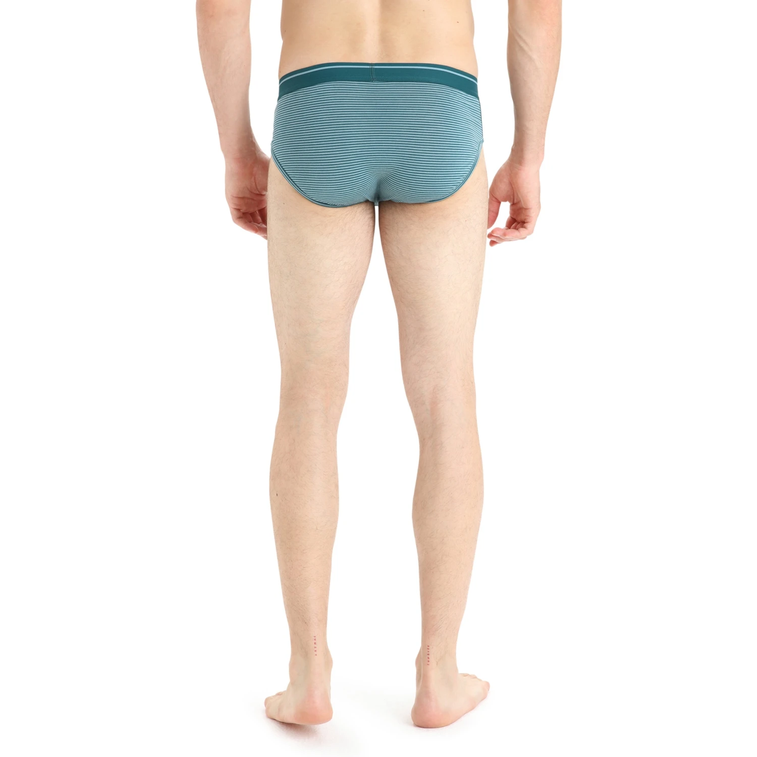 Icebreaker Anatomica Briefs Men - Green Glory/Astral Blue/Stripe 6 Icebreaker Anatomica Briefs Men - Green Glory/Astral Blue/Stripe - Image 4