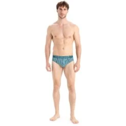 Icebreaker Anatomica Briefs Men - Green Glory/Astral Blue/Stripe 11 Icebreaker Anatomica Briefs Men - Green Glory/Astral Blue/Stripe -Icebreaker icebreaker mens anatomica briefs green glory astral blue stripe 5 1381008