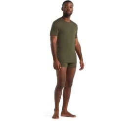 Icebreaker Anatomica Crewe Short Sleeve Shirt Men - Loden 15 Icebreaker Anatomica Crewe Short Sleeve Shirt Men - Loden -Icebreaker icebreaker mens anatomica crewe short sleeve shirt loden 7 1038490