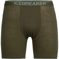 Icebreaker Anatomica Long Boxers Men - Loden