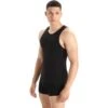 Icebreaker Anatomica Tank Men - Black/Monsoon