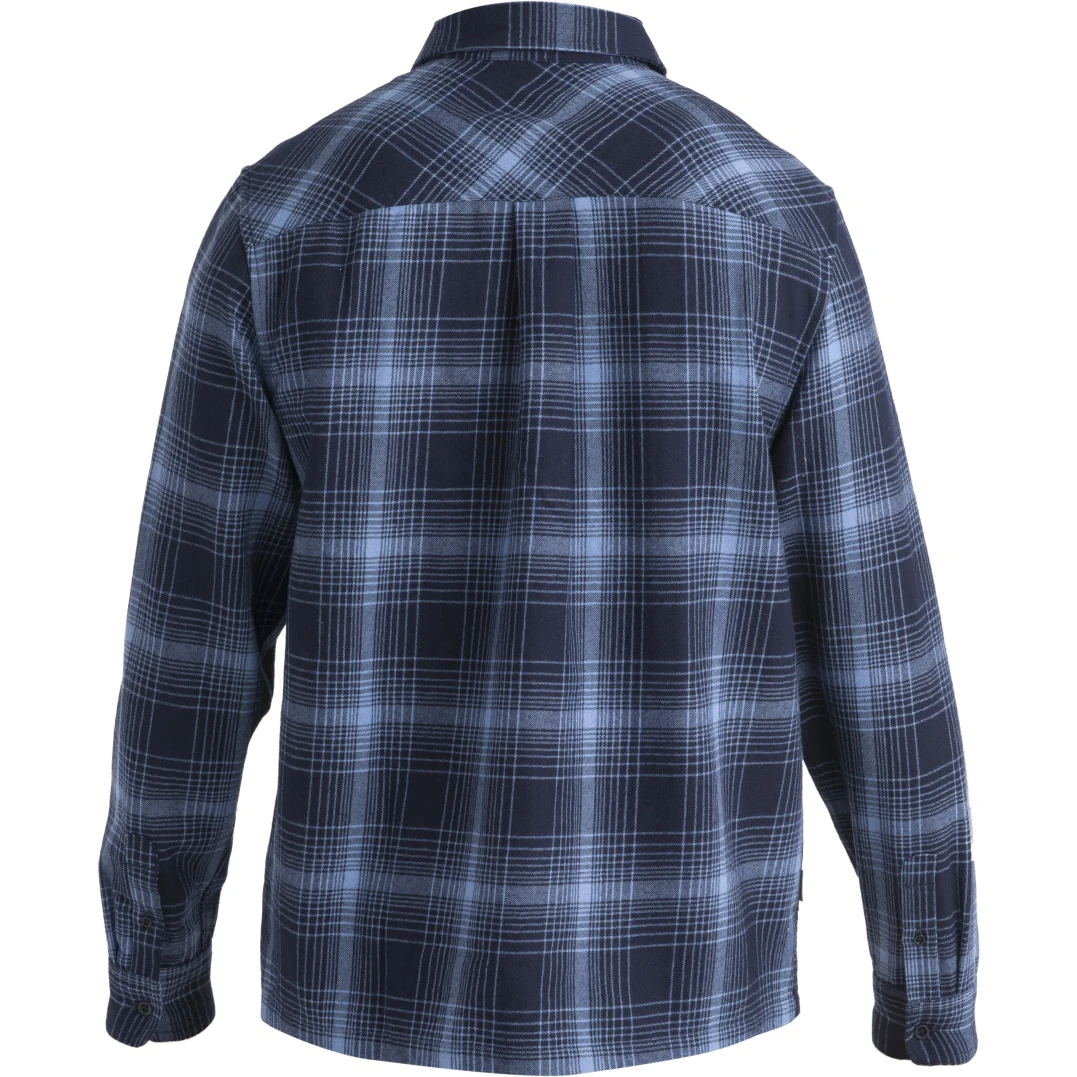 Icebreaker Dawnder Long Sleeve Plaid Flannel Shirt Men - Midnight Navy/Kyanite 5 Icebreaker Dawnder Long Sleeve Plaid Flannel Shirt Men - Midnight Navy/Kyanite - Image 3