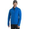 Icebreaker Descender Long Sleeve Zip Men - Lazurite/Royal Navy -Icebreaker icebreaker mens descender long sleeve zip lazurite royal navy 1 1555095
