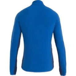 Icebreaker Descender Long Sleeve Zip Men - Lazurite/Royal Navy -Icebreaker icebreaker mens descender long sleeve zip lazurite royal navy 2 1486142