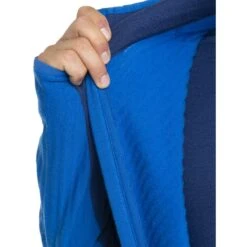 Icebreaker Descender Long Sleeve Zip Men - Lazurite/Royal Navy -Icebreaker icebreaker mens descender long sleeve zip lazurite royal navy 6 1555099