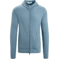 Icebreaker Granary Long Sleeve Zip Hoodie Men - Astral Blue -Icebreaker icebreaker mens granary long sleeve zip hoodie astral blue 1 1381606