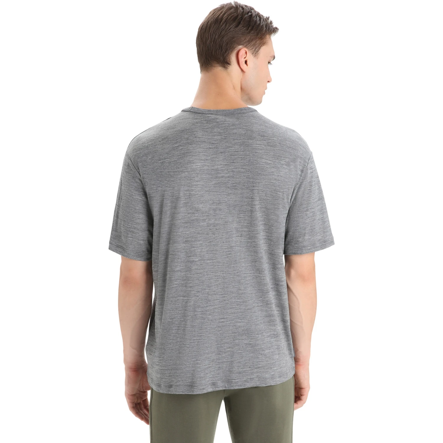 Icebreaker Granary Short Sleeve Pocket Tee Men - Gritstone Hthr 4 Icebreaker Granary Short Sleeve Pocket Tee Men - Gritstone Hthr - Image 2