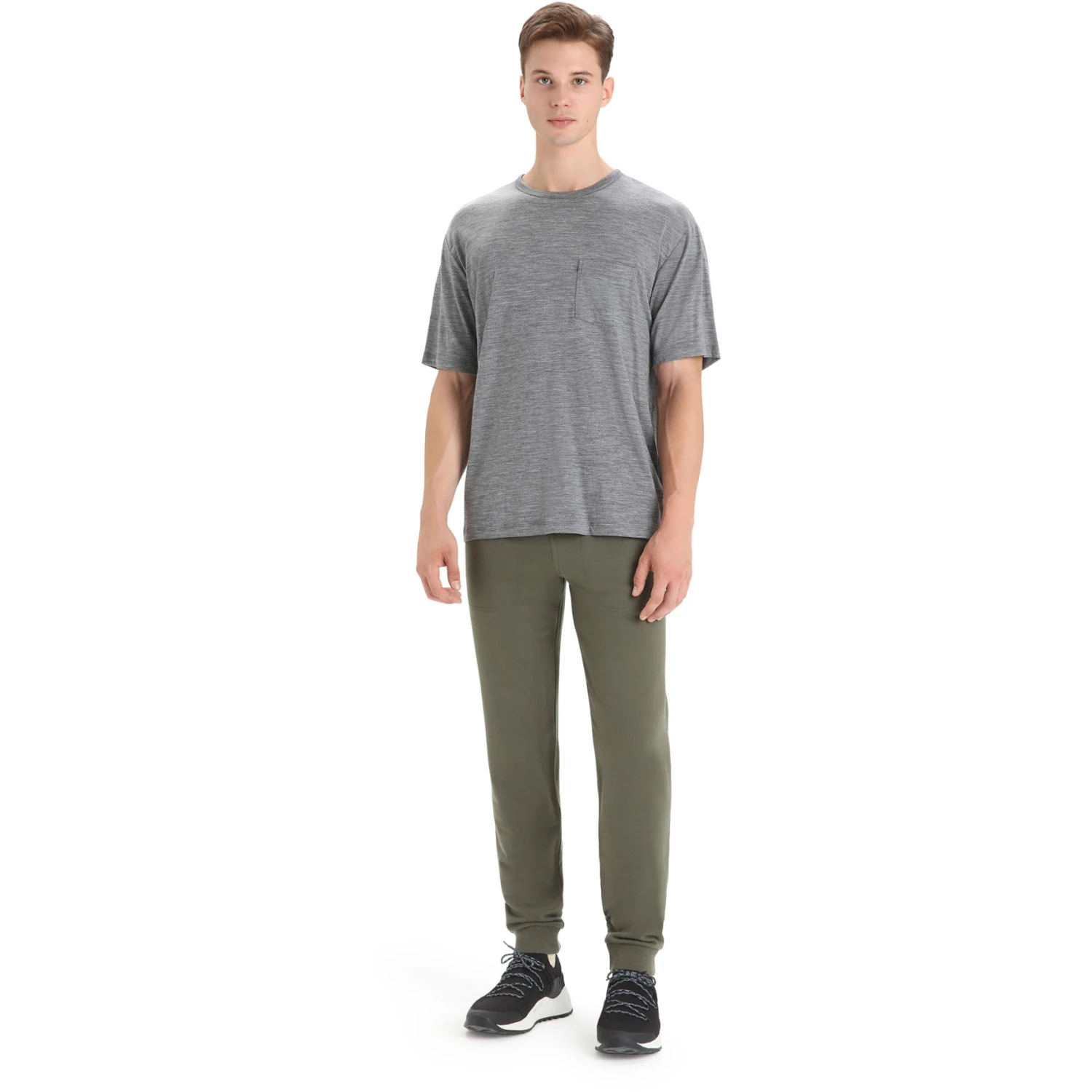 Icebreaker Granary Short Sleeve Pocket Tee Men - Gritstone Hthr 7 Icebreaker Granary Short Sleeve Pocket Tee Men - Gritstone Hthr - Image 5