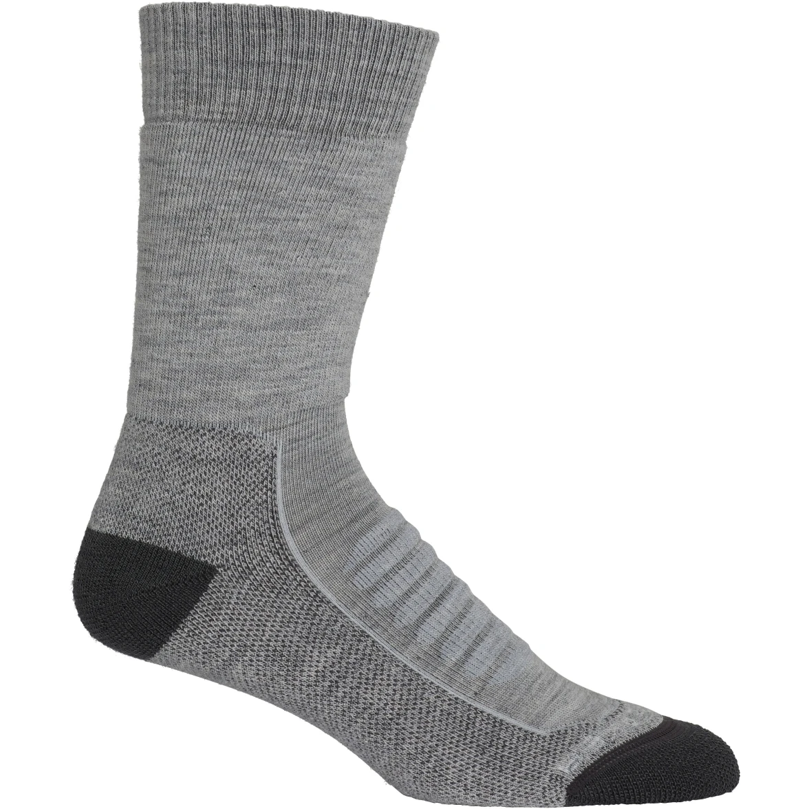 Icebreaker Hike+ Heavy Crew Socks Men - Blizzard Hthr/Snow/Monsoon 3 Icebreaker Hike+ Heavy Crew Socks Men - Blizzard Hthr/Snow/Monsoon