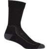 Icebreaker Hike+ Light Crew Socks Men - Black/Mink/Monsoon