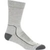 Icebreaker Hike+ Light Crew Socks Men - Blizzard HTHR -Icebreaker icebreaker mens hike plus light crew socks blizzard hthr 906463