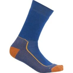 Icebreaker Hike+ Medium Crew Socks Men - Lazurite/Solar/Earth
