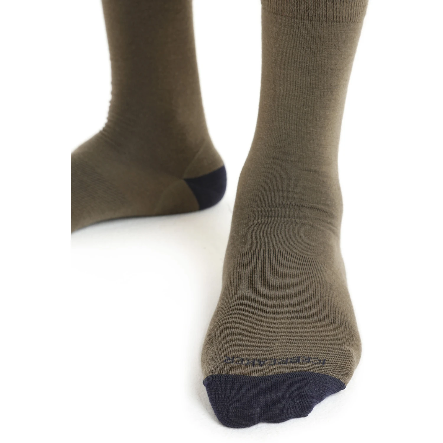 Icebreaker Lifestyle Fine Gauge Crew Socks Men - Loden/Midnight Navy 4 Icebreaker Lifestyle Fine Gauge Crew Socks Men - Loden/Midnight Navy - Image 2