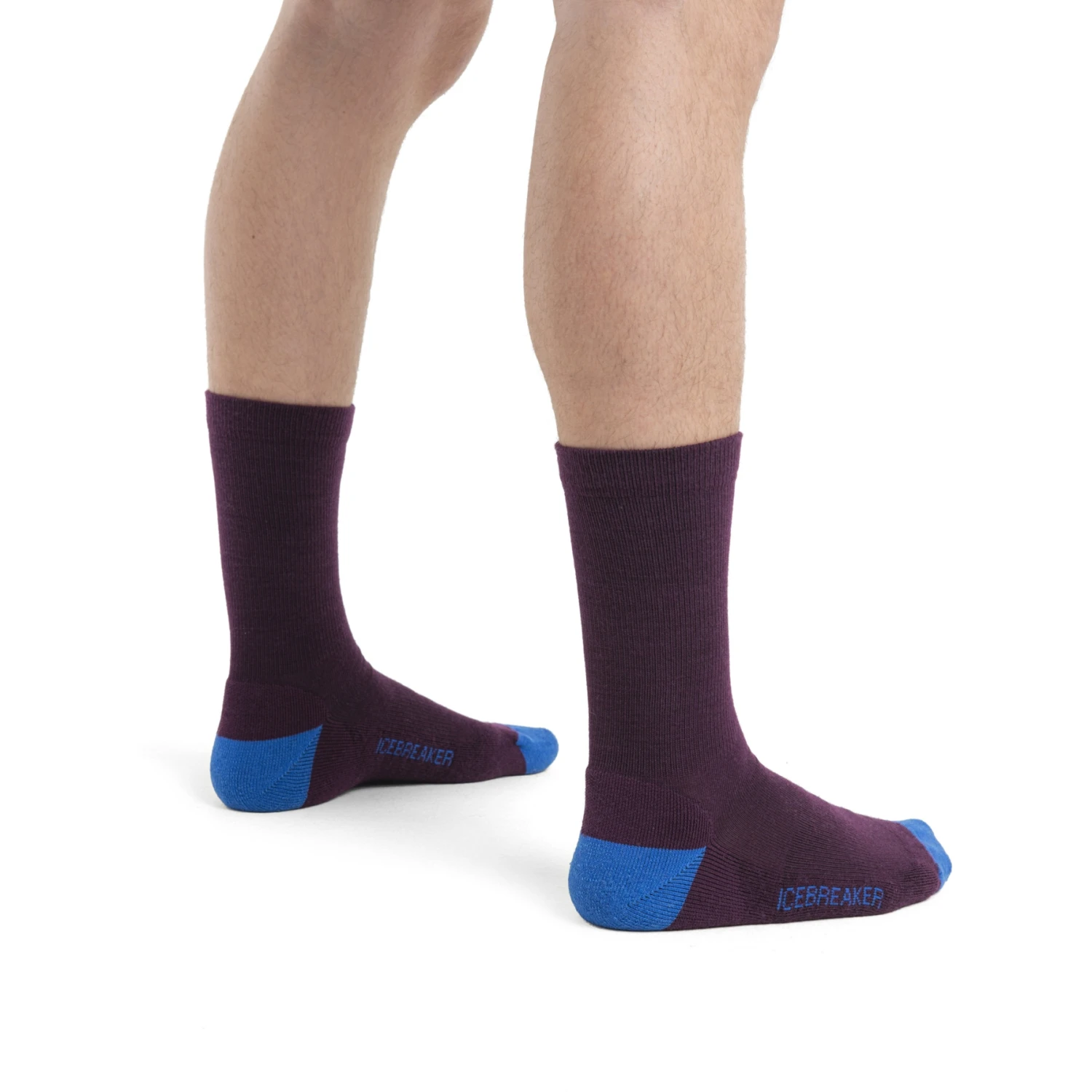 Icebreaker Lifestyle Light Crew Socks Men - Nightshade/Lazurite 4 Icebreaker Lifestyle Light Crew Socks Men - Nightshade/Lazurite - Image 2