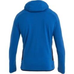 Icebreaker Quantum Hybrid Long Sleeve Zip Hoodie Men - Lazurite/Midnight Navy -Icebreaker icebreaker mens merino quantum hybrid long sleeve zip hoodie lazurite midnight navy 2 1486212