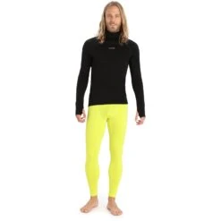 Icebreaker MerinoFine™ Long Sleeve Roll Neck Shirt Men - Black -Icebreaker icebreaker mens merinofine long sleeve roll neck black 8 1263588