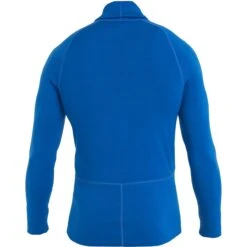 Icebreaker MerinoFine™ Long Sleeve Roll Neck Shirt Men - Lazurite -Icebreaker icebreaker mens merinofine long sleeve roll neck lazurite 2 1487159