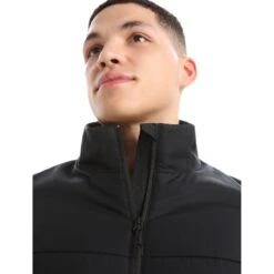 Icebreaker MerinoLoft™ Jacket Men - Black -Icebreaker icebreaker mens merinoloft jacket black 5 1263641