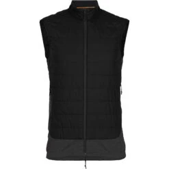 Icebreaker MerinoLoft™ Vest Men - Black/Jet Hthr -Icebreaker icebreaker mens merinoloft vest black jet hthr 1 1263670