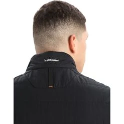 Icebreaker MerinoLoft™ Vest Men - Black/Jet Hthr -Icebreaker icebreaker mens merinoloft vest black jet hthr 5 1263674