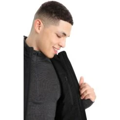 Icebreaker MerinoLoft™ Vest Men - Black/Jet Hthr -Icebreaker icebreaker mens merinoloft vest black jet hthr 8 1263677