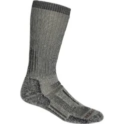 Icebreaker Mountaineer Mid Calf Socks Men - Jet Hthr/Espresso