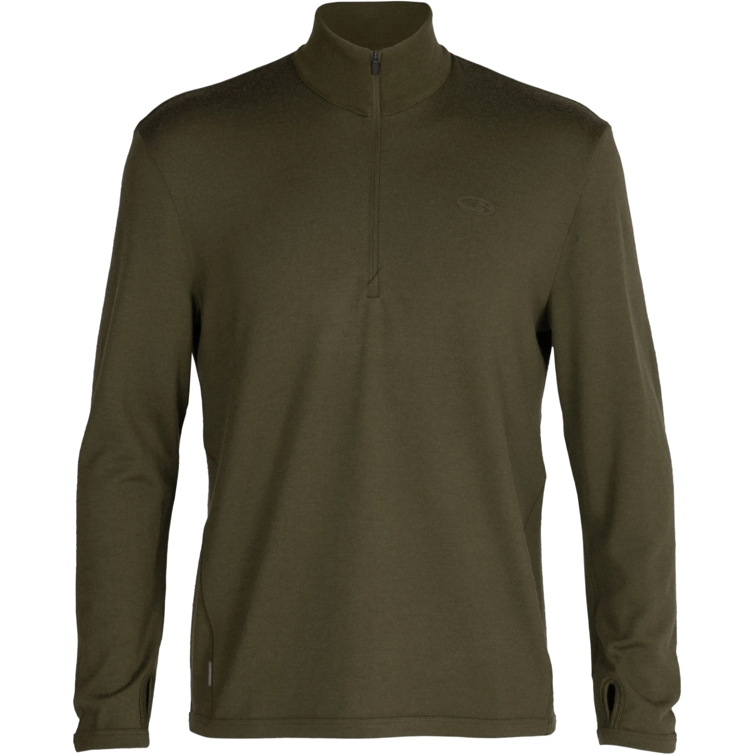 Icebreaker Original Half Zip Long Sleeve Shirt Men - Loden 5 Icebreaker Original Half Zip Long Sleeve Shirt Men - Loden - Image 3