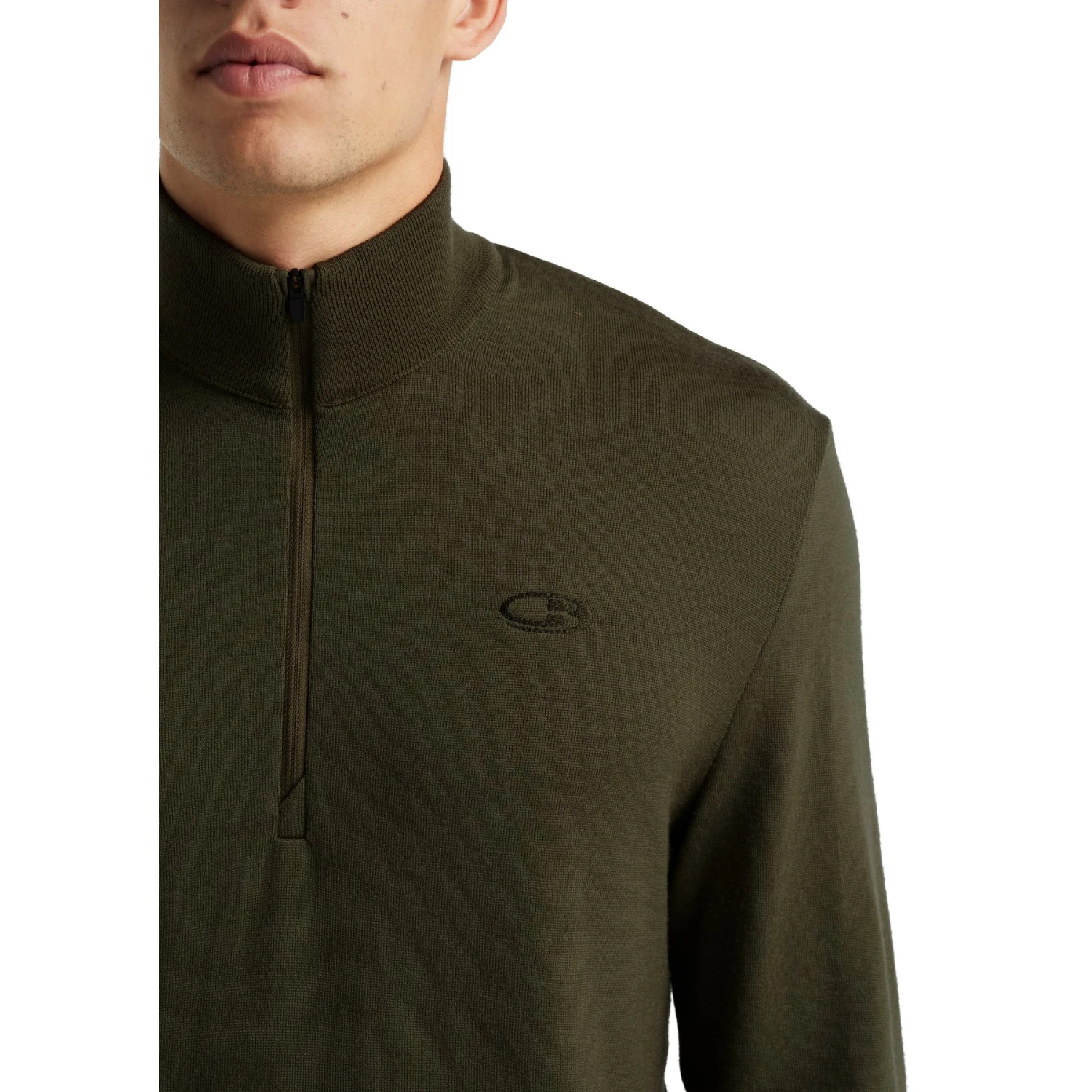 Icebreaker Original Half Zip Long Sleeve Shirt Men - Loden 9 Icebreaker Original Half Zip Long Sleeve Shirt Men - Loden - Image 7
