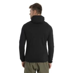 Icebreaker Quantum Hybrid Long Sleeve Zip Hoodie Men - Black 9 Icebreaker Quantum Hybrid Long Sleeve Zip Hoodie Men - Black -Icebreaker icebreaker mens quantum hybrid long sleeve zip hoodie black 2 1535754