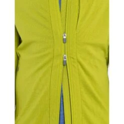 Icebreaker Quantum III Long Sleeve Zip Hood Midlayer Men - Bio Lime/Loden -Icebreaker icebreaker mens quantum iii long sleeve zip hood midlayer bio lime loden model 5 1498883