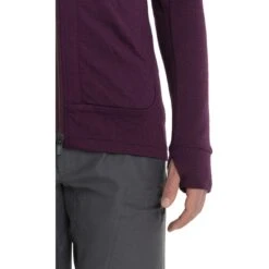 Icebreaker Quantum III Long Sleeve Zip Hood Midlayer Men - Nightshade 15 Icebreaker Quantum III Long Sleeve Zip Hood Midlayer Men - Nightshade -Icebreaker icebreaker mens quantum iii long sleeve zip hood midlayer nightshade model 3 1498889