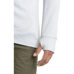 Icebreaker Quantum III Long Sleeve Zip Midlayer Men - Ether -Icebreaker icebreaker mens quantum iii long sleeve zip midlayer ether model 3 1498871