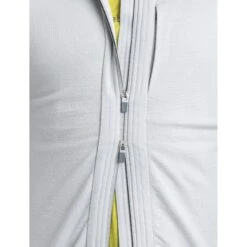 Icebreaker Quantum III Long Sleeve Zip Midlayer Men - Ether -Icebreaker icebreaker mens quantum iii long sleeve zip midlayer ether model 6 1498874