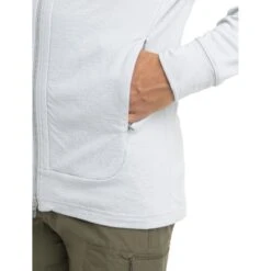 Icebreaker Quantum III Long Sleeve Zip Midlayer Men - Ether -Icebreaker icebreaker mens quantum iii long sleeve zip midlayer ether model 8 1498876