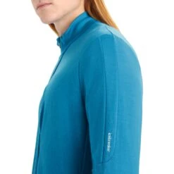 Icebreaker Quantum III Long Sleeve Zip Midlayer Men - Geo Blue 17 Icebreaker Quantum III Long Sleeve Zip Midlayer Men - Geo Blue -Icebreaker icebreaker mens quantum iii long sleeve zip midlayer geo blue 7 1381733