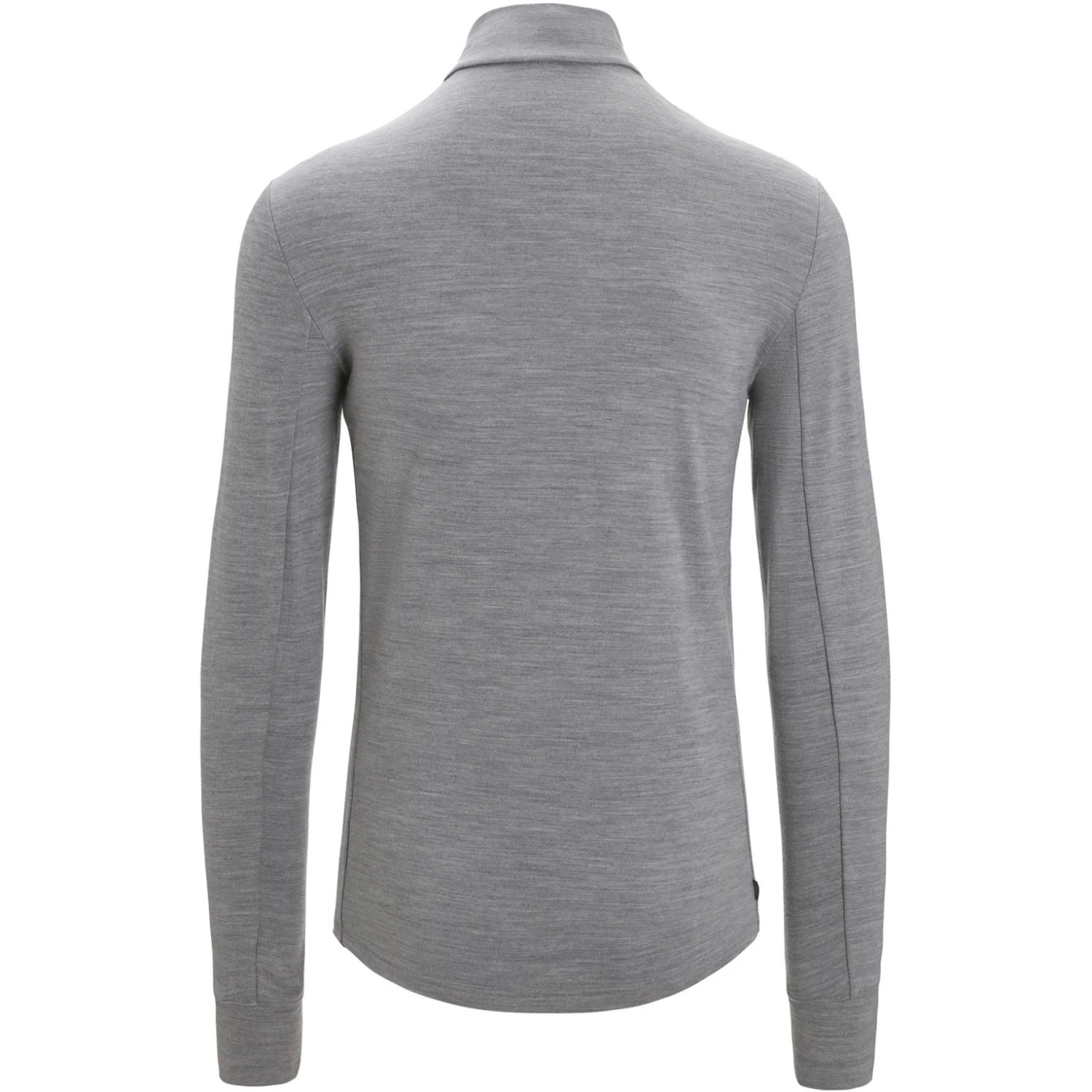 Icebreaker Quantum III Long Sleeve Zip Midlayer Men - Metro Hthr/Black 6 Icebreaker Quantum III Long Sleeve Zip Midlayer Men - Metro Hthr/Black - Image 4