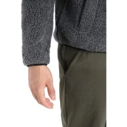 Icebreaker RealFleece™ High Pile Long Sleeve Half Zip Men - Gritstone Hthr/Black -Icebreaker icebreaker mens realfleece high pile long sleeve half zip gritstone hthr black 6 1263513