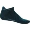 Icebreaker Run+ Ultralight Micro Socks Men - Green Glory/Snow