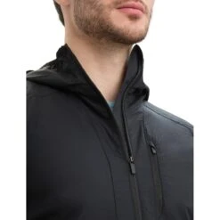 Icebreaker Shell+™ Cotton Windbreaker Men - Black -Icebreaker icebreaker mens shell plus cotton windbreaker black 5 1554492