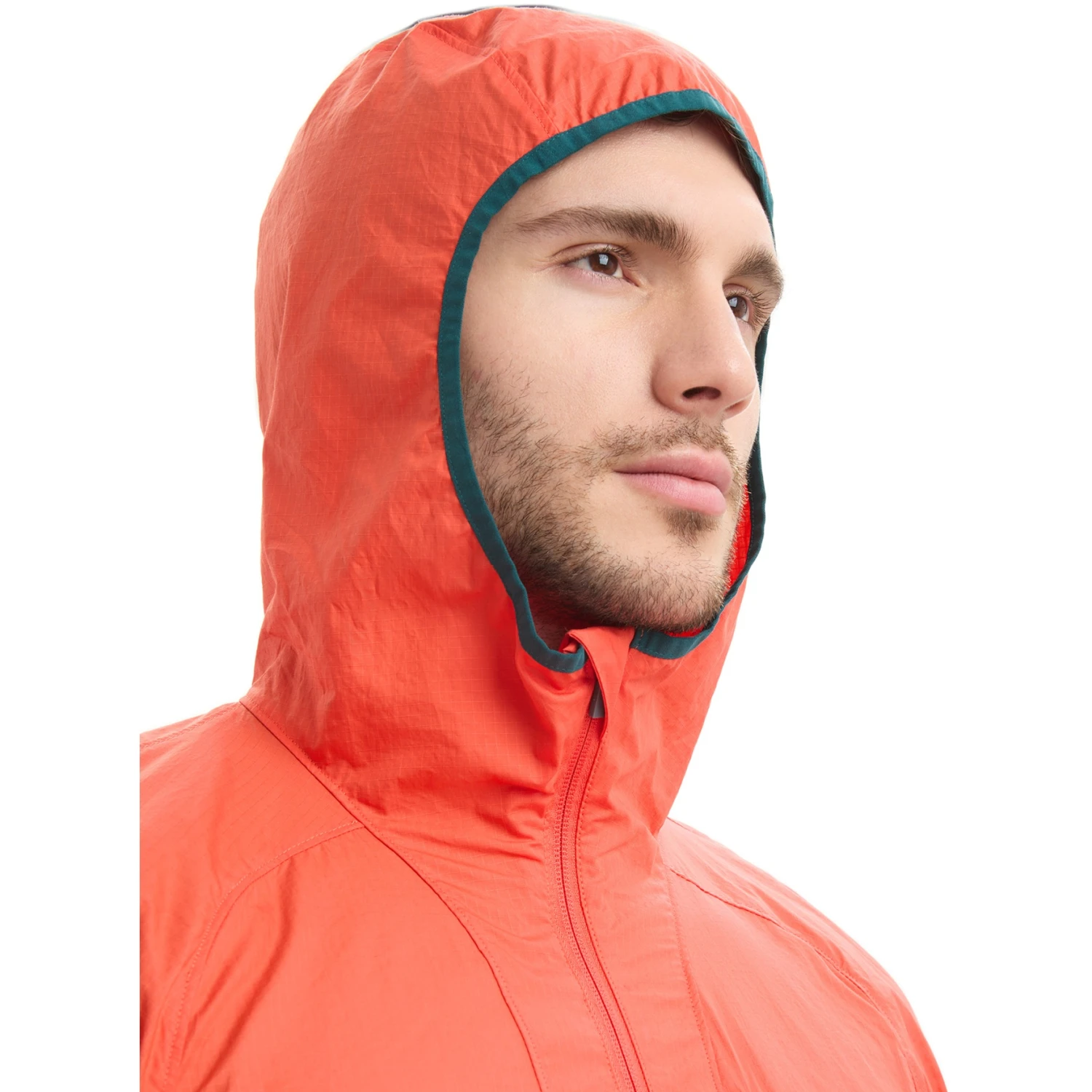 Icebreaker Shell+™ Cotton Windbreaker Men - Vibrant Earth/Loden 10 Icebreaker Shell+™ Cotton Windbreaker Men - Vibrant Earth/Loden - Image 8