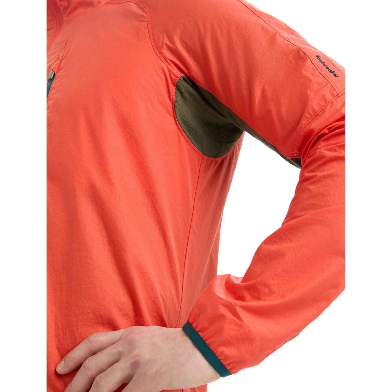 Icebreaker Shell+™ Cotton Windbreaker Men - Vibrant Earth/Loden 12 Icebreaker Shell+™ Cotton Windbreaker Men - Vibrant Earth/Loden - Image 10