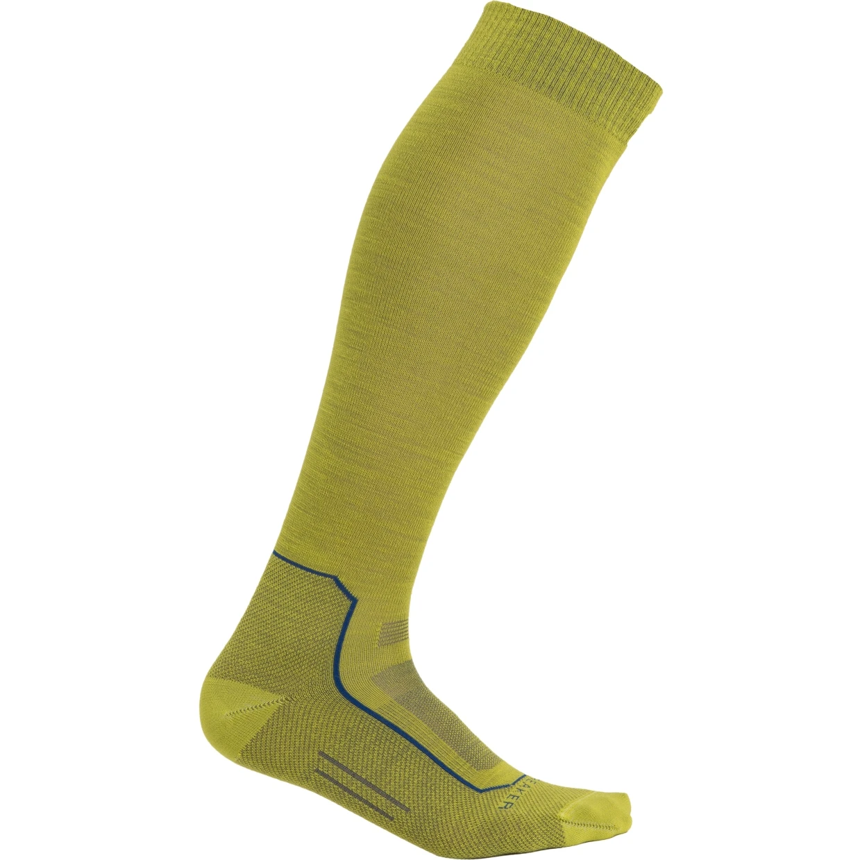 Icebreaker Ski+ Ultralight OTC Socks Men - Bio Lime/Loden/Lazurite 3 Icebreaker Ski+ Ultralight OTC Socks Men - Bio Lime/Loden/Lazurite