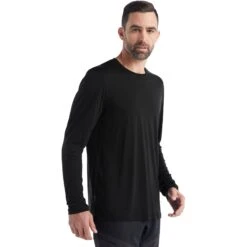 Icebreaker Sphere II Long Sleeve Tee Men - Black