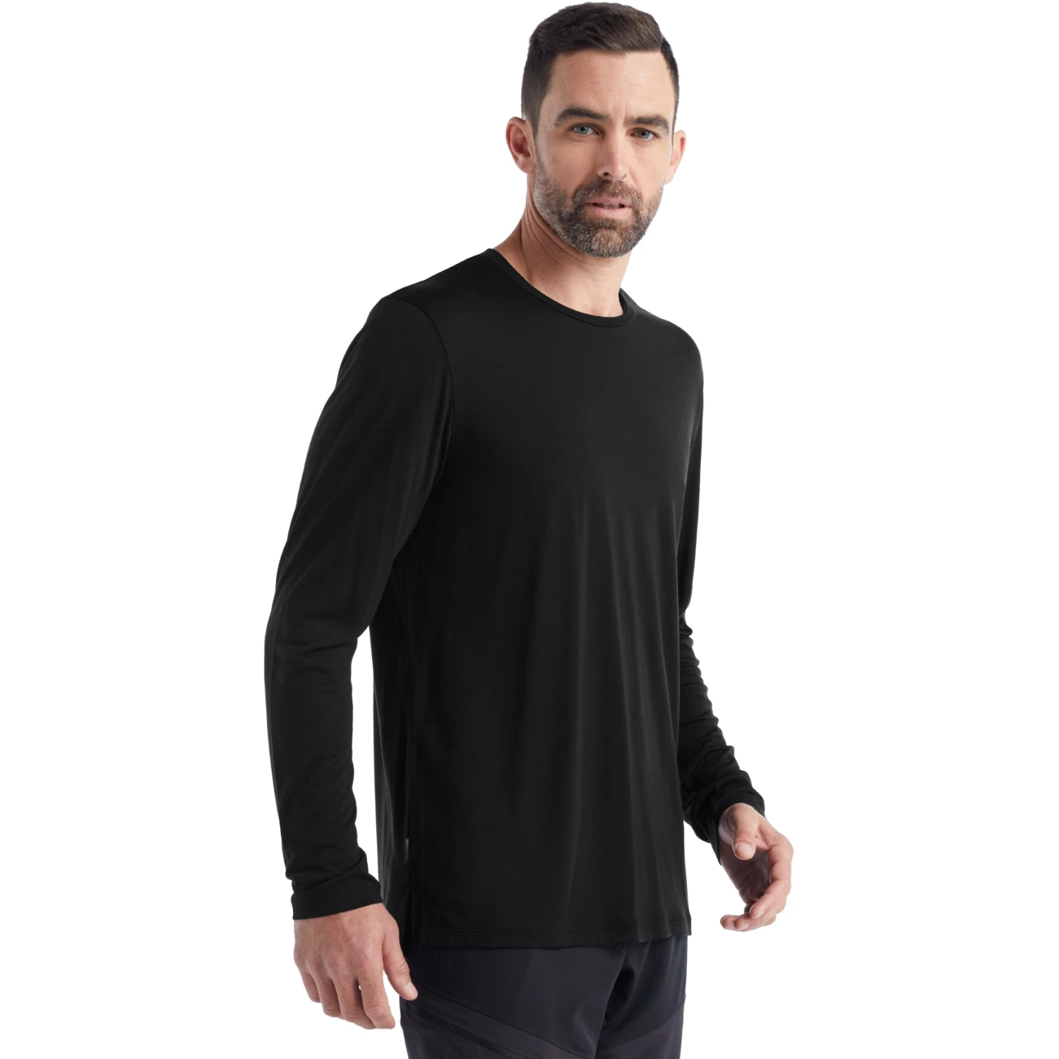 Icebreaker Sphere II Long Sleeve Tee Men - Black 3 Icebreaker Sphere II Long Sleeve Tee Men - Black