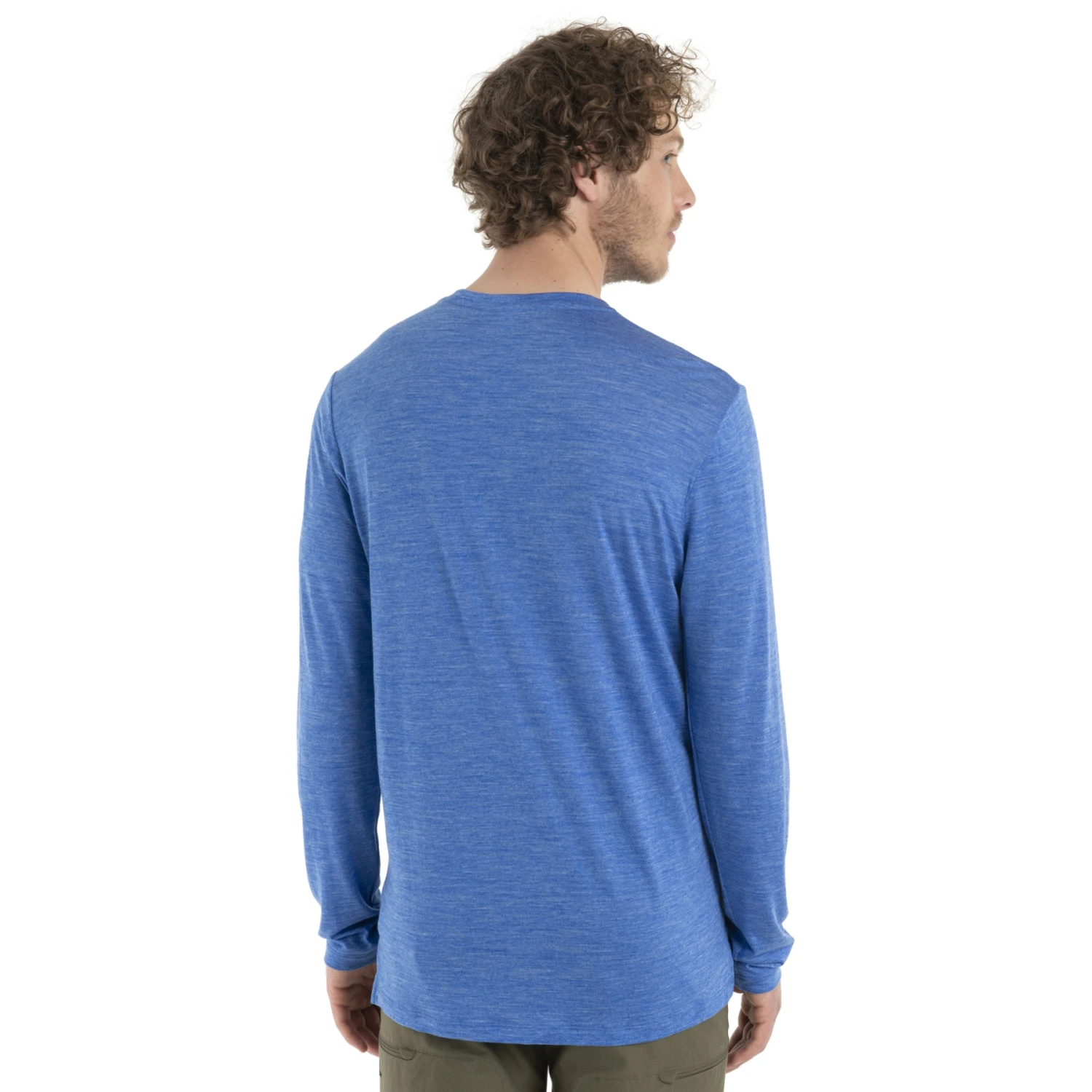 Icebreaker Sphere II Long Sleeve Tee Men - Lazurite HTHR 4 Icebreaker Sphere II Long Sleeve Tee Men - Lazurite HTHR - Image 2