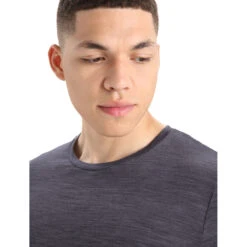 Icebreaker Sphere II Long Sleeve Tee Men - Midnight Navy HTHR -Icebreaker icebreaker mens sphere ii long sleeve tee midnight navy hthr 2 1552663