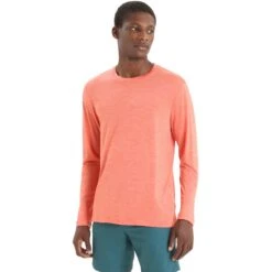 Icebreaker Sphere II Long Sleeve Tee Men - Vibrant Earth Hthr