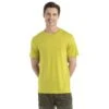 Icebreaker Sphere II Short Sleeve Tee Men - Bio Lime -Icebreaker icebreaker mens sphere ii short sleeve tee bio lime model 1 1498978
