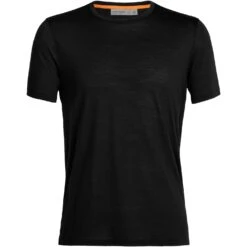 Icebreaker Sphere II Short Sleeve Tee Men - Black -Icebreaker icebreaker mens sphere ii short sleeve tee black 1 1144146
